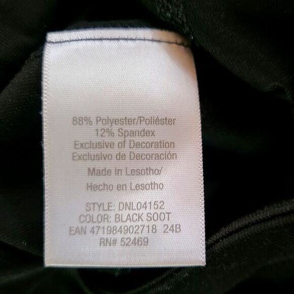 Danskin Black Fitted Basic Leggings - Picture 11 of 15